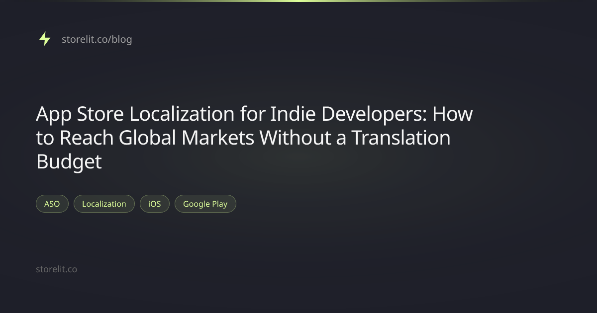 App Store Localization for Indie Developers: How to Reach Global ...